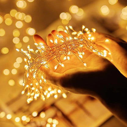 USB Power LED Firecracker String Christmas Lights