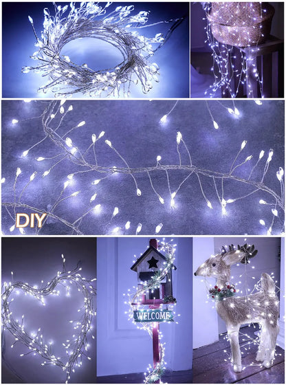 USB Power LED Firecracker String Christmas Lights
