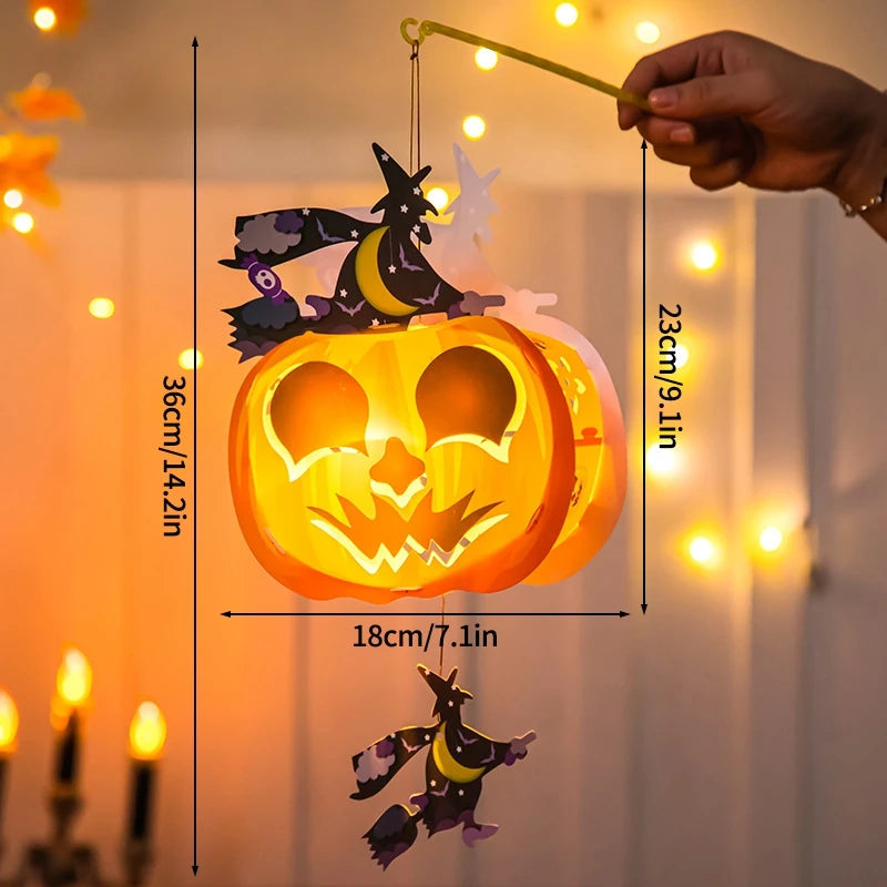 Halloween Pumpkin Lantern Decoration Kit – Creative Party Lanterns for Halloween