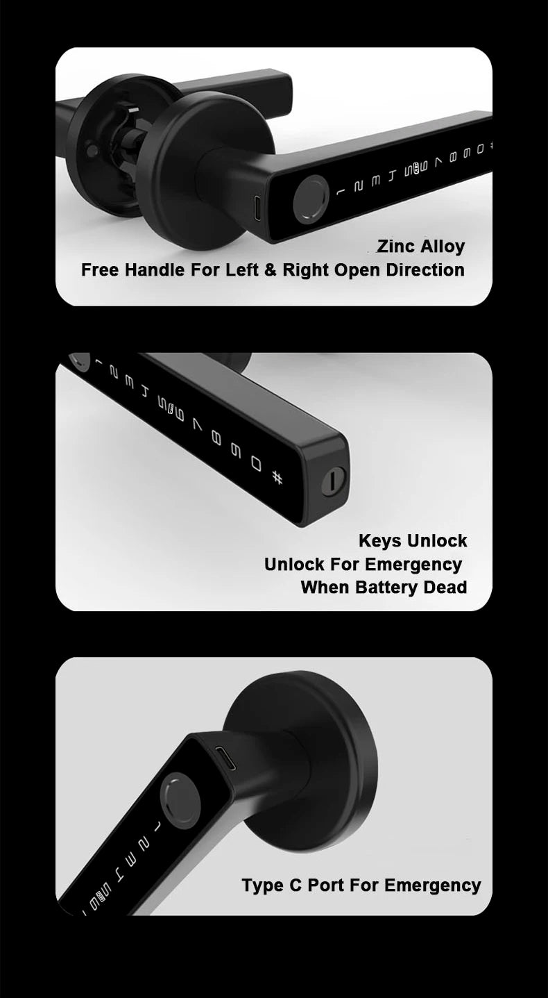 M5 BLE Smart Fingerprint Door Lock