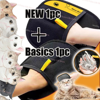 Cat scratchers with text indicating a new product and basics package, featuring a cat and paw illustration.