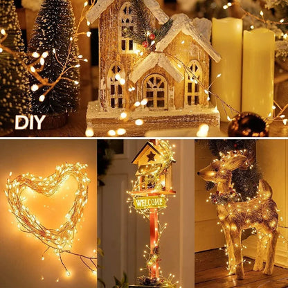 USB Power LED Firecracker String Christmas Lights