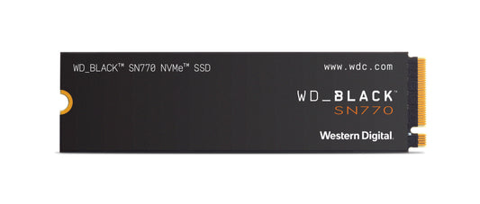 BLACK 500GB SN770 NVMe Gaming SSD - Blazing Fast PCIe Gen4 M.2 2280 - Speeds Up to 5,150MB/s - BBDL5000ANC-WRWM