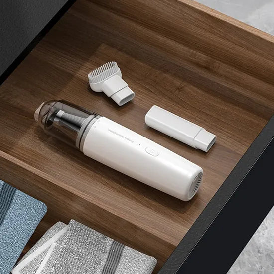 Mini Handheld Vacuum Cleaner – Powerful Suction, Rechargeable, for Car and Home Use
