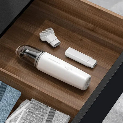 Mini Handheld Vacuum Cleaner – Powerful Suction, Rechargeable, for Car and Home Use
