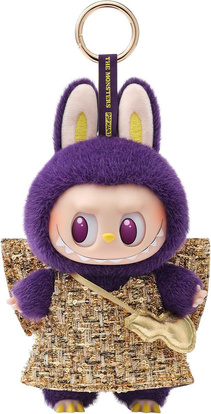 LABUBU × Pronounce - Wings of Fortune Vinyl Plush Hanging Card,Toys for Modern Home Decor, Collectible Toy Set for Desk Accessories, 1PC