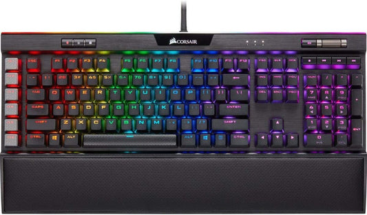 K95 RGB Platinum XT Mechanical Gaming Keyboard - Customizable Backlit RGB LED, Cherry MX Brown Switches, Sleek Black Design