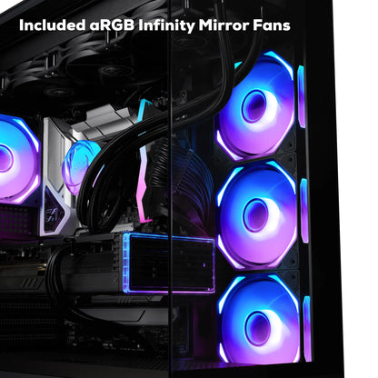 Element Pro Black Gaming PC - Intel i9 14900KF, NVIDIA RTX 5070, 32GB RAM, 2TB SSD, Windows 11