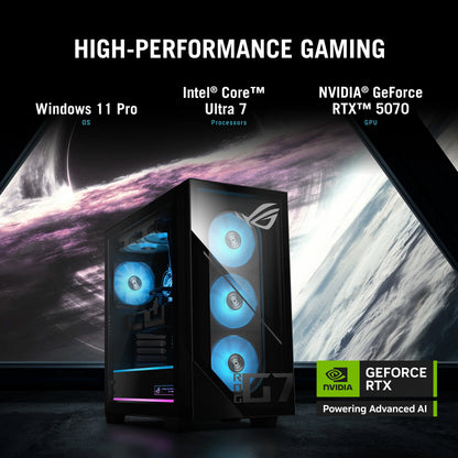 Ultimate ROG G700 Gaming Desktop PC – Intel® Core™ Ultra 7, NVIDIA® RTX™ 5070, 1TB SSD, 32GB RAM, Windows 11 Pro
