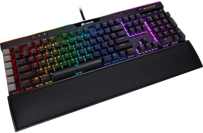K95 RGB Platinum XT Mechanical Gaming Keyboard - Customizable Backlit RGB LED, Cherry MX Brown Switches, Sleek Black Design